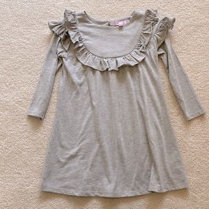 Mila and Emma Gray 4T Ruffle Dress